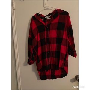 Old Navy Red/Black Flannel